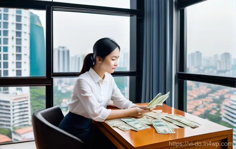 자산 정리 및 기업 투자의 상관관계 - **A Young Vietnamese Professional Building a Solid Financial Foundation**
A focused young Vietna...